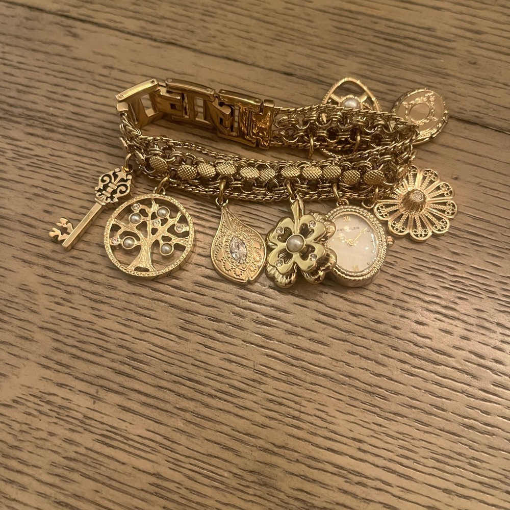Gold Charm Bracelet